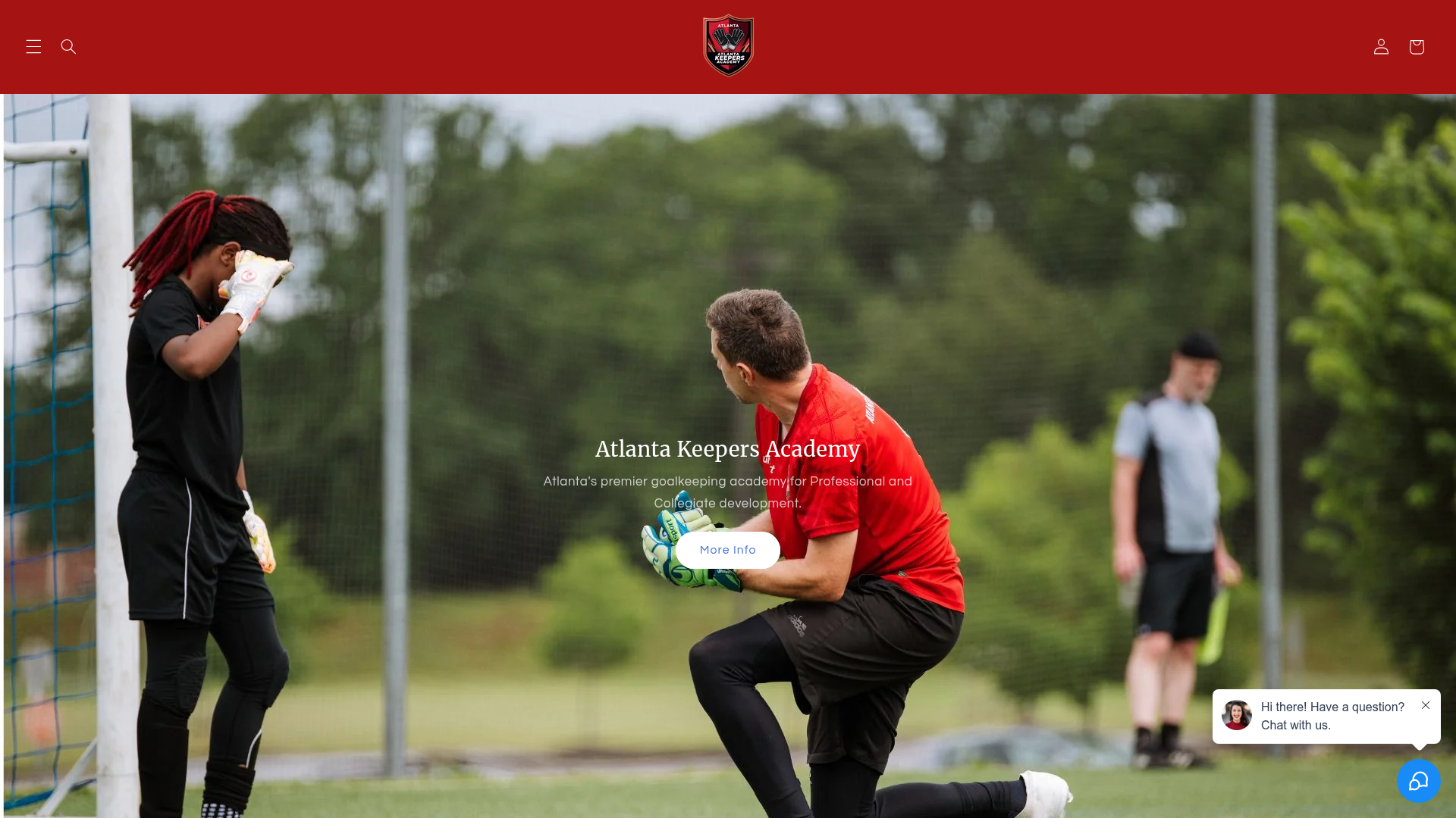 Atlanta Keepers Academy website screenshot